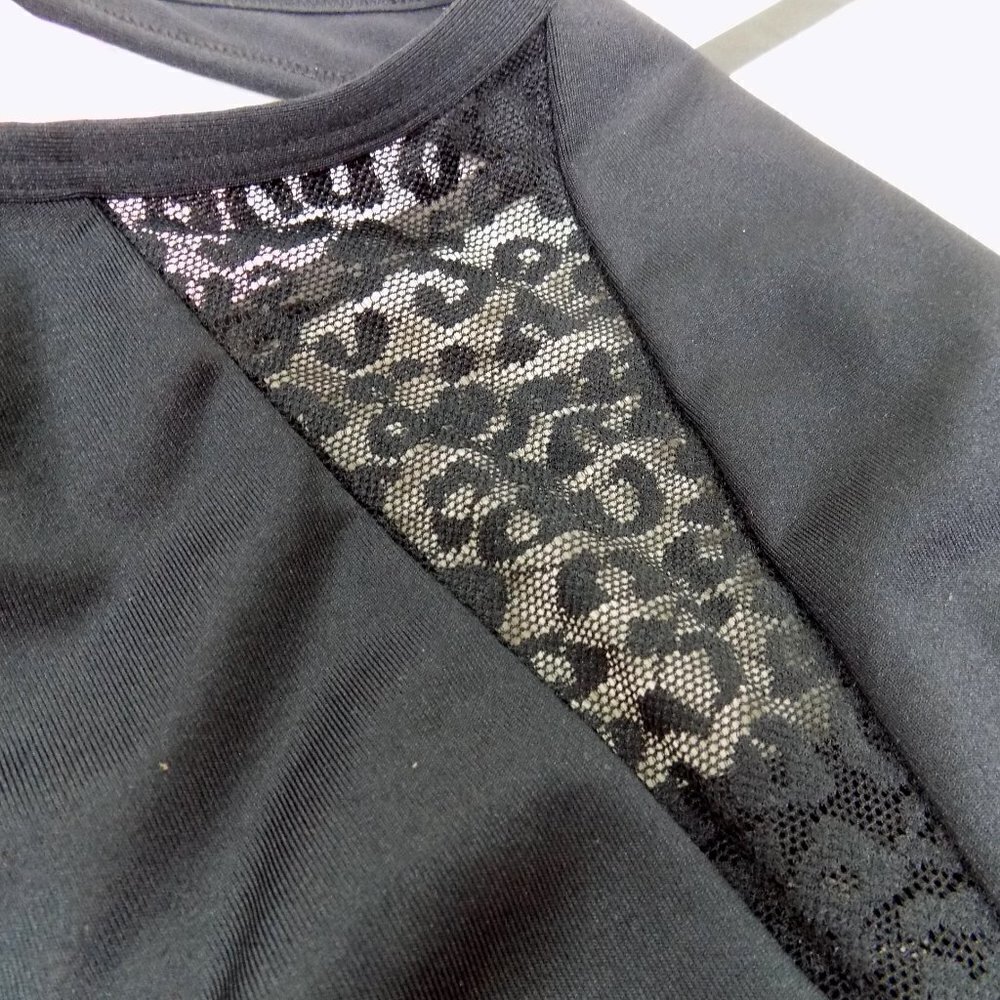 nwt VS PINK leopard lace ultimate sports bra